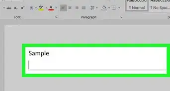 Insert a Line in Word