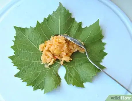 Image titled Make Vegetarian Stuffed Grape Leaves Step 7