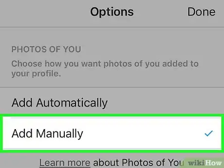 Image titled Manage Photos of You on Instagram Step 18