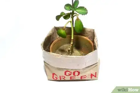 Image titled Make Paper Bag Planters Step 12