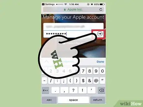 Image titled Change Apple ID Password on iPhone Step 8