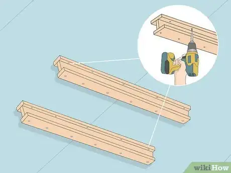 Image titled Create Garage Ceiling Sliding Storage Step 11