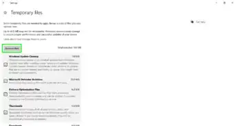 Free Up Storage in Windows 10