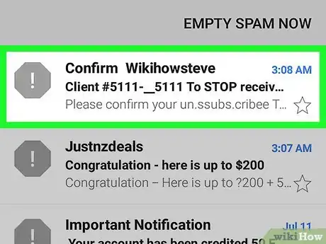 Image titled Check Junk Mail on Gmail on Android Step 4