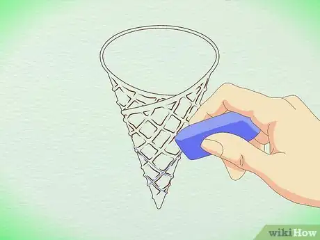 Image titled Draw a Detailed Ice Cream Cone Step 7