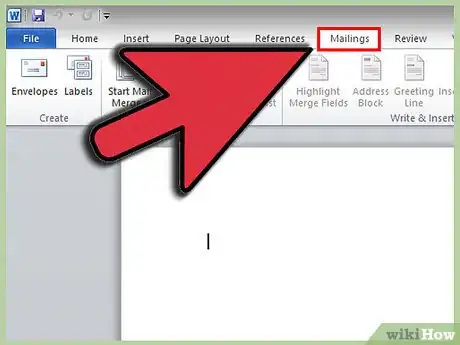 Image titled Perform a Mail Merge in Word 2010 Step 2