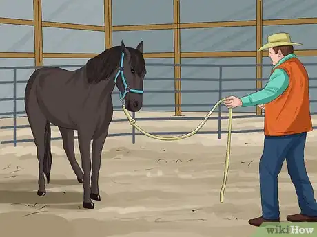 Image titled Put a Lead Rope on a Horse Step 12