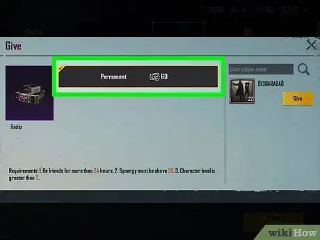 Image titled Send an Item in Pubg Mobile Step 9