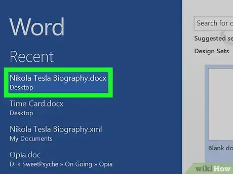 Image titled Remove Watermark in Word on PC or Mac Step 2