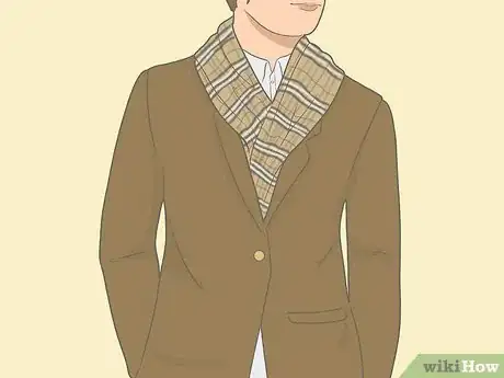 Image titled Wear a Scarf with a Suit Step 2