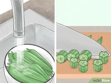 Image titled Prepare Okra Soup Step 1