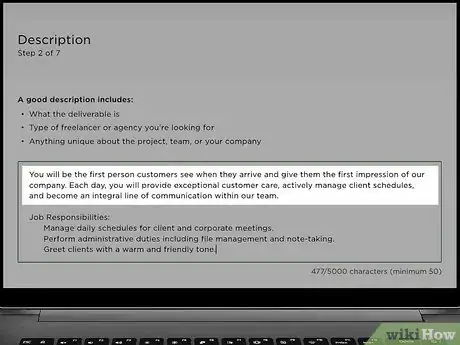 Image titled Post a Job Online Step 2