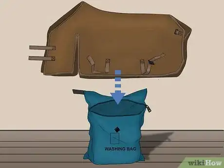 Image titled Wash a Horse Rug Step 5
