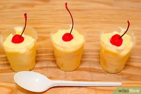 Image titled Make Pineapple Upside Down Cake Pudding Shots Step 10