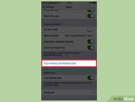 Image titled Delete Safari Search History on an iPhone Step 3