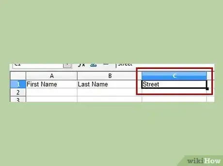 Image titled Create an Address Book Using Open Office Calc Step 6Bullet3