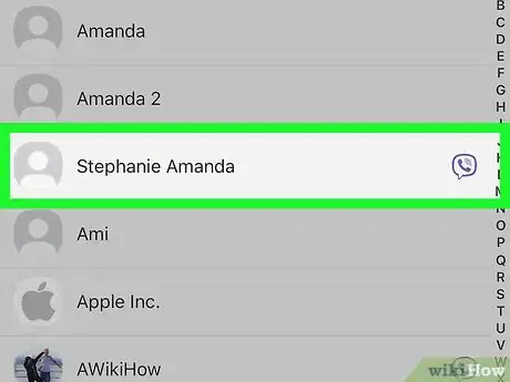 Image titled Video Chat on Viber on iPhone or iPad Step 3