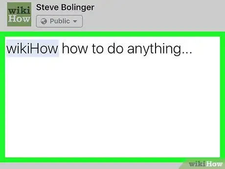 Image titled Tag a Facebook Business Page on iPhone or iPad Step 5