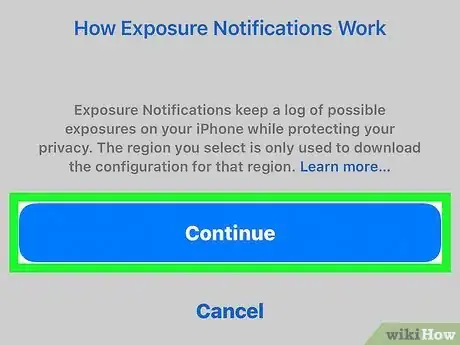 Image titled Set Up COVID 19 Exposure Notifications on iPhone Step 5