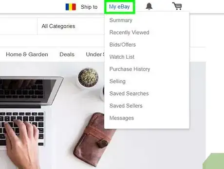Image titled Track an Item on eBay Step 1