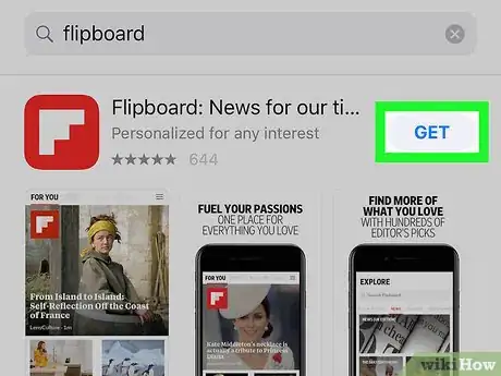 Image titled Create a Flipboard Account on iPhone or iPad Step 1