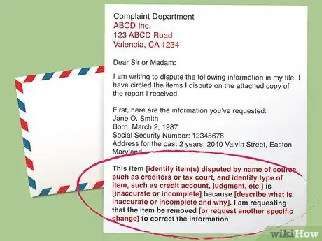 Image titled Dispute an Experian Credit Report by Mail Step 5