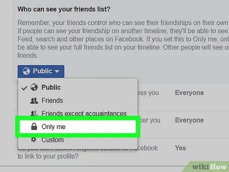 Image titled Hide Mutual Friends on Facebook on PC or Mac Step 7