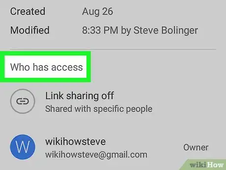 Image titled Unshare on Google Drive on Android Step 4