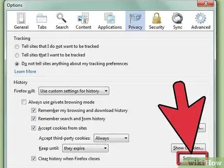 Image titled Clear the Cache in Firefox Step 12