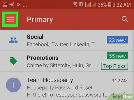Image titled Check Junk Mail on Gmail on Android Step 2