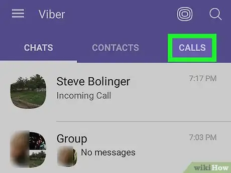 Image titled Delete Call History on Viber on Android Step 2