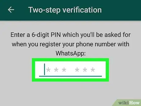 Image titled Set Up Two‐Step Verification for WhatsApp on Android Step 7