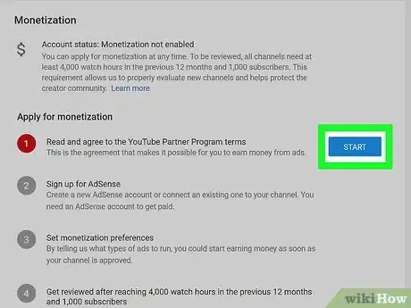 Image titled Link AdSense to Your YouTube Account Step 7