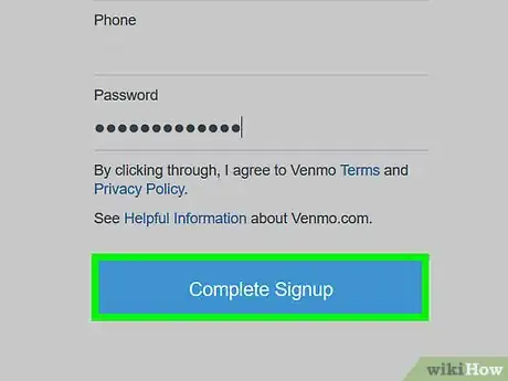 Image titled Create a Venmo Account on a PC or Mac Step 4