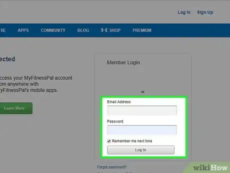 Image titled Delete a Myfitnesspal Account Step 3