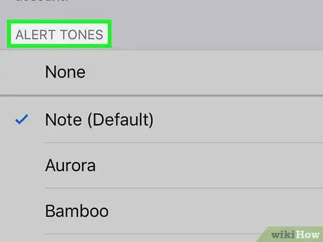 Image titled Change the Notification Sound on iPhone Step 5