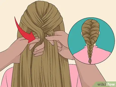 Image titled Start a French Braid Step 12