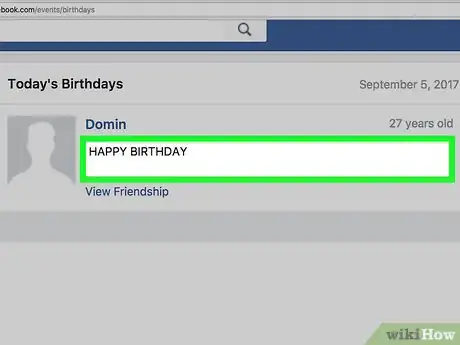 Image titled Wish Happy Birthday on Facebook Step 21
