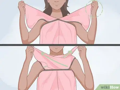 Image titled Wear a Vinyasa Wrap with Armholes Step 10