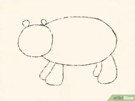 Image titled Draw a Cartoon Hippo Step 3