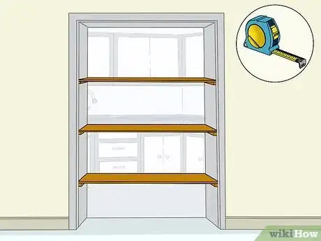 Image titled Build Adjustable Pantry Shelves Step 2