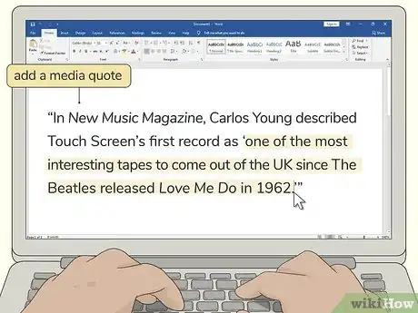 Image titled Write a Band Bio Step 11