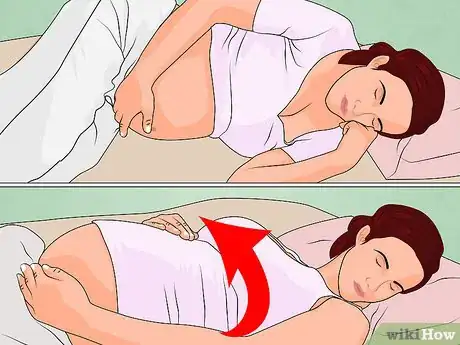 Image titled Lie Down in Bed During Pregnancy Step 7
