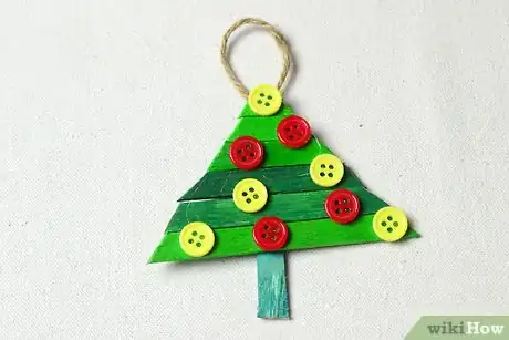 Image titled Make Popsicle Stick Christmas Trees Step 16