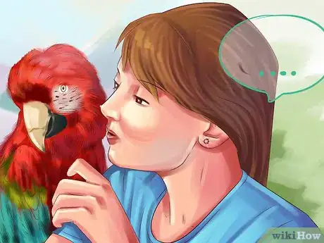 Image titled Stop a Greenwing Macaw from Biting Step 1