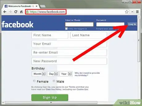 Image titled Hide Your E Mail on Your Facebook Profile Step 1