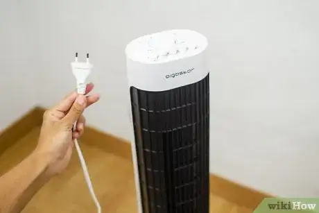 Image titled Clean a Tower Fan Step 1