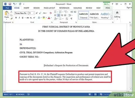 Image titled Make a Request for Production Step 4