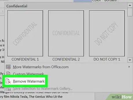 Image titled Remove Watermark in Word on PC or Mac Step 5