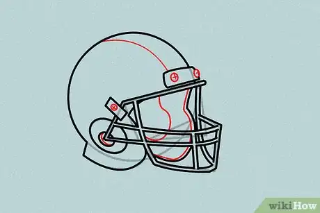 Image titled Draw a Football Helmet Step 15